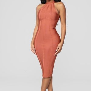 Fashionnova midi bandage dress